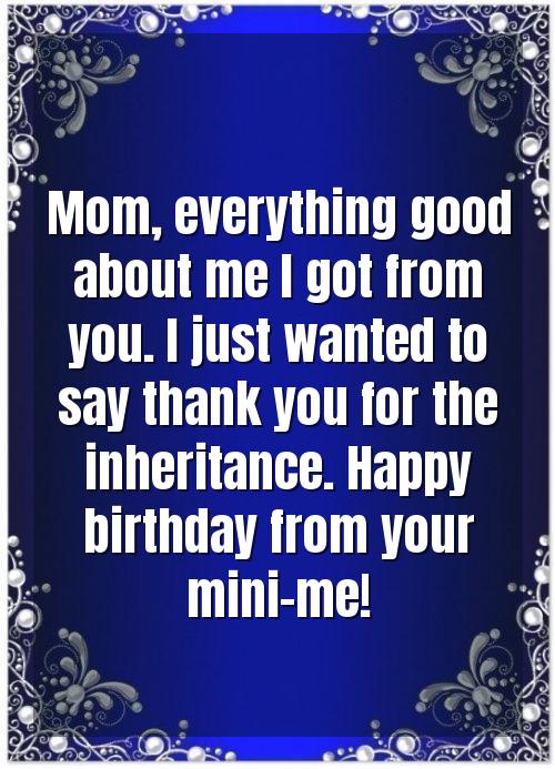 Cute HappyBirthday Sayings for Mom